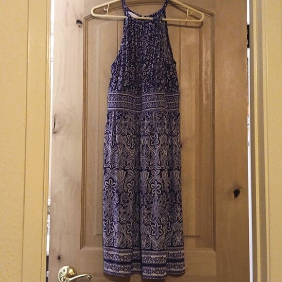 London Times Soft Knit Boho Dress - Picture 2 of 11